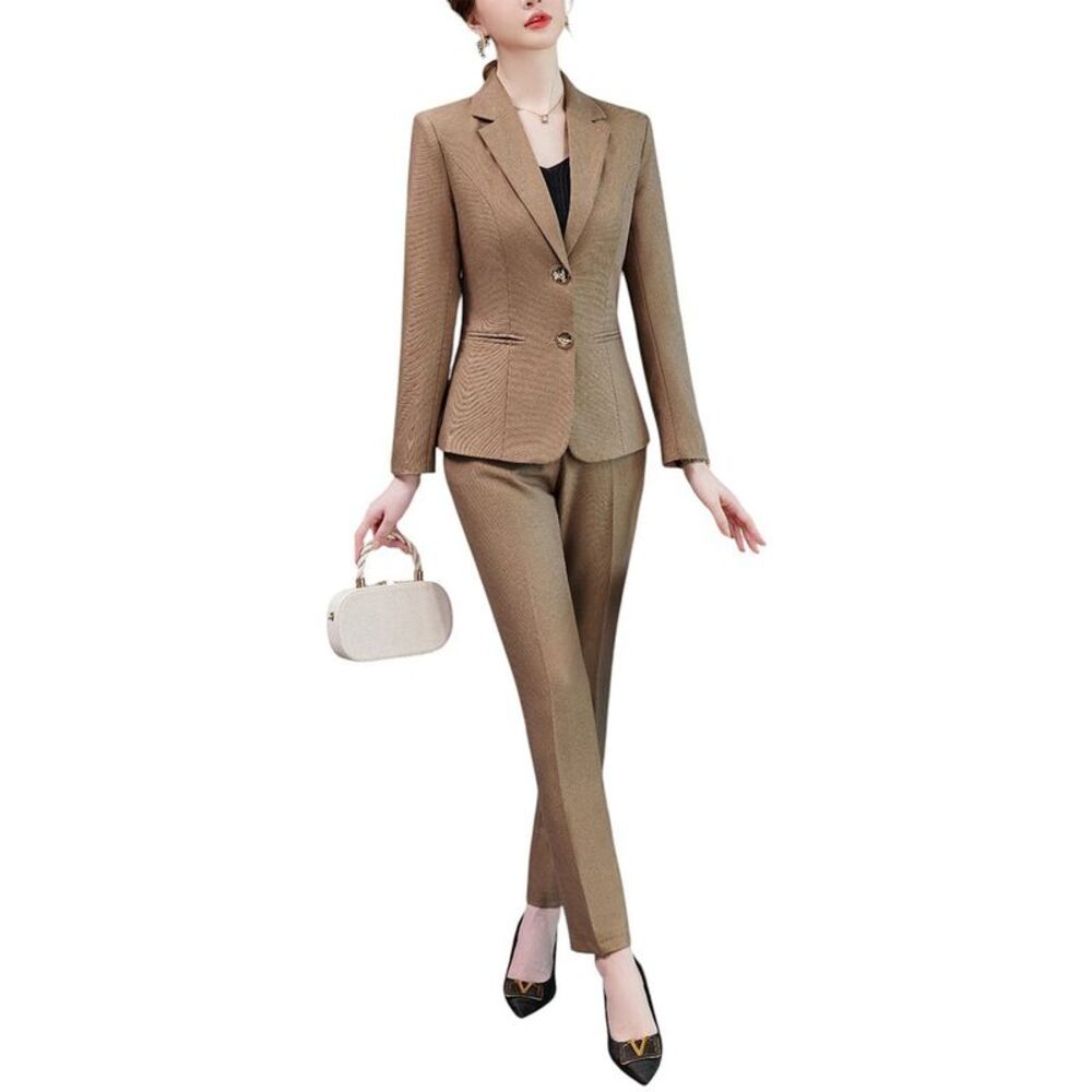 Bossy Chic Womens  2Pc Blazer & Pant Set